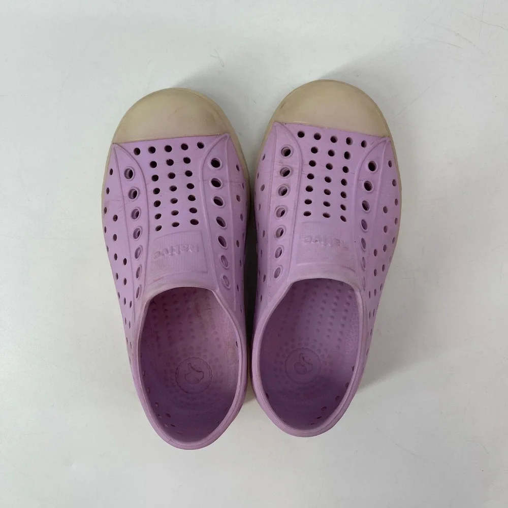 Native‎ Jefferson Shoes Kids Lilac Water Shoes Size 9C Summer Outdoor